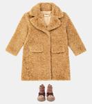 Тедди-пальто Monnalisa, бежевый - фото 2