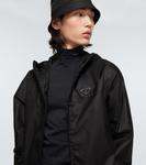 Техническая шелковая куртка с капюшоном Prada, черный - фото 5