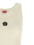 Топ Boke Flower 2.0 в рубчик KENZO, белый - фото 3