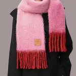 Анограмма Шарф Loewe, розовый - фото 8