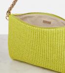 Сумка через плечо из рафии Callie Jimmy Choo, Lemon - фото 3