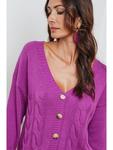 Кардиган "Laem" фиолетового цвета So Cachemire - фото 4