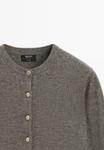 Кардиган Massimo Dutti Cardigan, Mottled Brown - фото 8