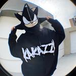 Толстовка унисекс черная Kakazzy, черный - фото 9