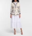 Куртка из смеси шерсти и хлопка Etro, Bianco - фото 2