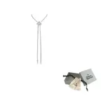 Vivienne Westwood Серебряное латунное ожерелье Unisex Silver - фото