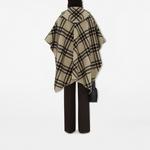 Реверсивный клетчатый плащ Burberry, хаки - фото 5