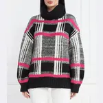 Свитер обычного кроя с добавлением шерсти Silvian Heach, черный - фото