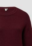 Свитер QS, бордовый - фото 5