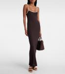 Платье-комбинация из джерси Aya Muse, Brown Cream - фото 2