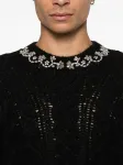Украшенный свитер Simone Rocha, черный - фото 5