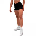 Леггинсы Nebbia High waisted 3´´ gym hero 582 short, черный - фото