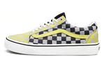 Кроссовки Old Skool Vans 'Black Yellow Checkerboard' Women's - фото