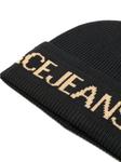 Шапка бини с логотипом Versace Jeans Couture, черный - фото 2