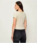 Блуза Slim fit Calvin Klein Jeans, белый - фото 3