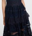 Кружевное платье Elie Saab, Navy - фото 5