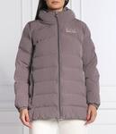 Куртка женская Ea7 средней длины с капюшоном, фиолетовый - фото