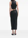 Юбка миди с запахом Lika, черный - фото 4