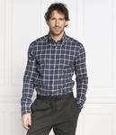 Рубашка мужская Stenströms хлопковая в клетку, синий - фото 3