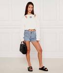 Свитер Cropped fit Pinko Up, экрю - фото 2