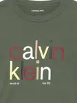 Футболка с логотипом Calvin Klein Kids, зеленый - фото 3