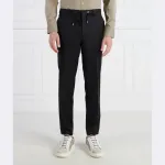 Брюки узкого кроя из шерсти h-genius-ds-b1 Boss, черный - фото