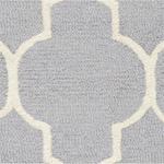 Ковер-дорожка SAFAVIEH, 77 x 549 см, Cambridge Collection, Silver & Ivory, ручной работы марокканский узор из шерсти, идеально для помещений с высокой проходимостью в гостиной, спальне (CAM134D) - фото 7