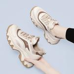 Кроссовки Golden Silk Rabbit Chunky Sneakers Women's Low-top, бежевый/черный - фото 8