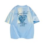 Футболка унисекс Cotton, голубой - фото 19