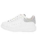 Кроссовки oversized sneaker 'white holo silver' Alexander Mcqueen, белый - фото