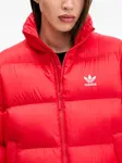Пуховик на молнии Adidas, красный - фото 4