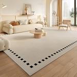 Ковер Budis Light Luxury, утолщенный петлевой ворс, 80х200 см, Просторный остров/бежевый - фото