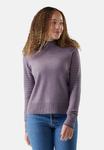 Джемпер Smartwool EDGEWOOD MOCK NECK, Chalk Violet Heather/Purple - фото