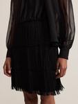 Полупрозрачное мини-платье фелисити с бахромой Phase Eight, черный - фото 7
