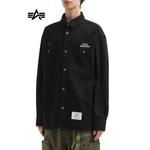 Мужская рубашка Alpha Industries, черный - фото 2