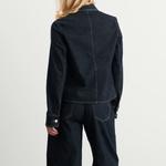 Полосатая джинсовая куртка Closed, синий - фото 3