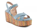 Босоножки Rainbowfun Wedge Patrizia, Blue - фото