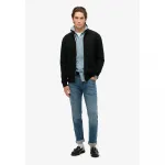 Толстовка Superdry Essential Logo full zip, черный - фото 4