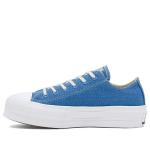 Кроссовки renew cotton chuck taylor all star platform low 'coast' Converse, синий - фото