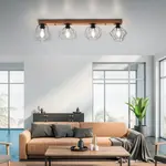 Потолочный светильник KASKA E27 1 шт. Exklusive E27 Just Light, Holzfarben - фото