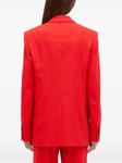 MSGM однобортный пиджак, красный - фото 4