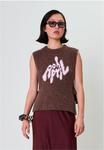 Топ OH APRIL Top, Brown - фото