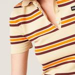 Рубашка поло женская Miu Miu, бежевый - фото 5