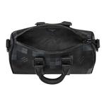 LOUIS VUITTON Кожаная наплечная сумка Keepall Damoflage черная - фото 4