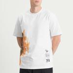 Футболка с принтом Y-3, белая - фото 2