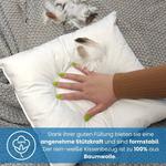 Перьевая подушка wometo Baumwolle & 100% Federn, 45 х 8 х 45 см - фото 3