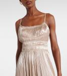 Платье из атласа Reine plissé Ulla Johnson, Opal - фото 4