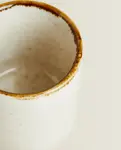 Фарфоровая кружка с антикварным ободком Zara Home, экрю - фото 5