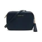 Кожаная сумка-мессенджер Джинни Michael Kors, синий - фото