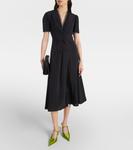 Платье миди из джерси Prada, Nero - фото 2